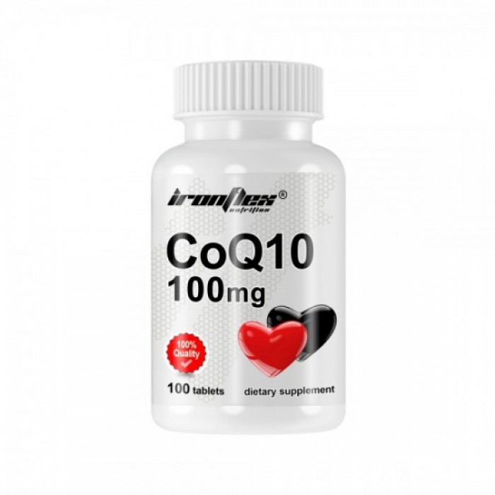 IronFlex Coenzyme Q10 100 мг / 100 таблетки / 100 дози​